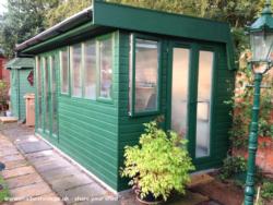 Exterior 2 of shed - garden room / workshop, East Riding of Yorkshire