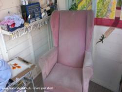 my painting chair .. of shed - The Shedouir ..., Cardiff