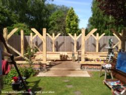 Photo 2 of shed - Oak framed shed, Leicestershire