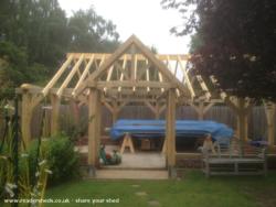 Photo 4 of shed - Oak framed shed, Leicestershire