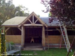 Photo 5 of shed - Oak framed shed, Leicestershire