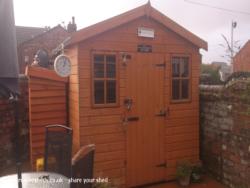 front view of shed - Grafton arms, Merseyside