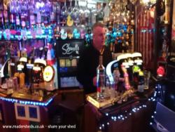 Barman of shed - Delilahs Bar, Stoke-on-Trent