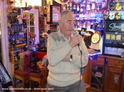 Karaoke singer of shed - Delilahs Bar, Stoke-on-Trent