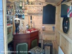 inside of shed - fahys Bar , Greater Manchester