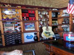 Sports & Fav Guitars (Fenders) of shed - The Midgley Pub West, California