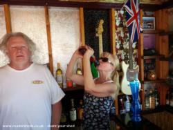 Billy & my bride Bobbie of shed - The Midgley Pub West, California