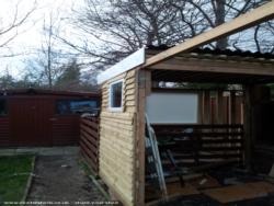 Roof and Soffit fitted of shed - Bar Star D, West Yorkshire