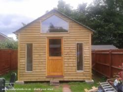 Front View of shed - Will's man shed, Devon