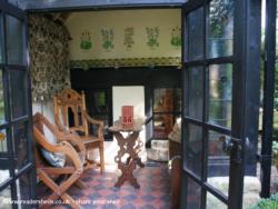 Interior with view to grotto of shed - The Gothic Retreat, West Midlands