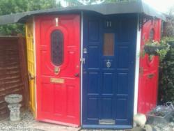 front view of shed - the doors, Berkshire