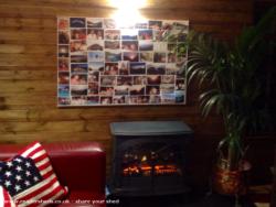 Cosy corner of shed - The Paleo Bar, Caerphilly