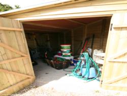 It's a shed - not a garden room! of shed - 'The Titanic', Wiltshire
