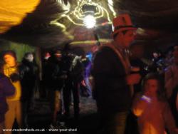 Party inside of shed - JB's, Derbyshire