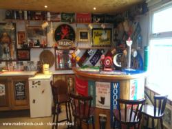 Bar in the 2nd room of shed - THE LOCAL, Carmarthenshire