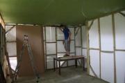 insulation and the ceiling of shed - The Shudio, 