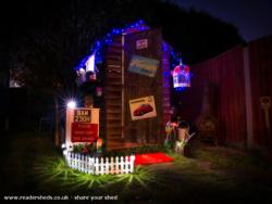 night front view of shed - The Essex Retreat , Essex