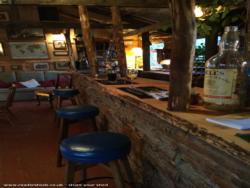 Inside, other side of the bar of shed - The Golden Pheasant Lodge, Kent