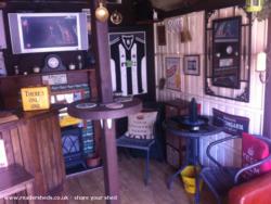 Right side of the bar of shed - The Whittington Arms, Tyne and Wear