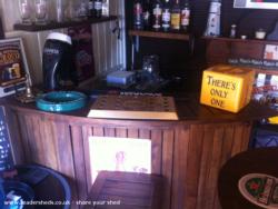 Bar of shed - The Whittington Arms, Tyne and Wear