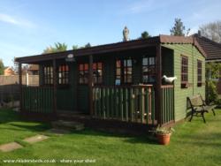 Front View of shed - 19th Hole Bar , Lincolnshire