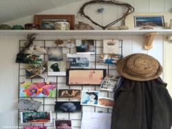 A corner for memories and inspiration and memoir of shed - The Blue Shed, Durham