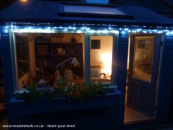 Time for the fairy lights! of shed - The Blue Shed, Durham