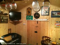 view from behind bar of shed - Bar 46, Leinster
