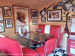 the booth of shed - robs diner, Southampton