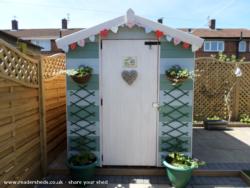 front of shed - Beach Hut Shed, Tyne and Wear