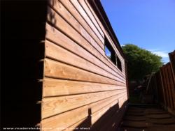 Side view of shed - Jo's Crib, West Midlands