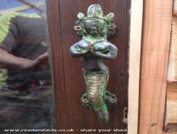 door handle of shed - Albert, West Yorkshire
