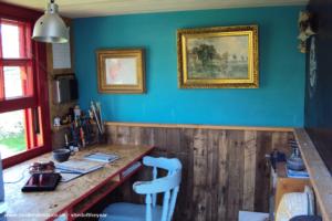 Desk of shed - The poki, Warwickshire