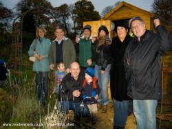 Grand opening of my DIG FOR VICTORY shed! of shed - Dig For Victory, Merseyside