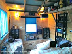 inside of shed - steves man cave, Hampshire