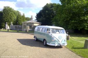 Ddaphne our VW, inspiration for the shed design of shed - Pear Tree Weddings HQ, Northamptonshire