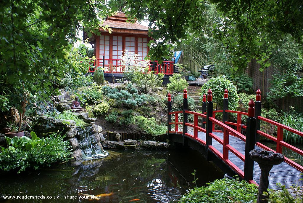 Japanese Tea House shed - Derek Verlander - Garden