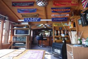 From the lounge to the bar of shed - The Pickled Newt, Derbyshire
