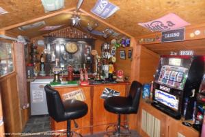 The Bar of shed - The Pickled Newt, Derbyshire