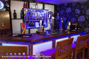 Bar all finished of shed - The Wivern Inn, East Riding of Yorkshire