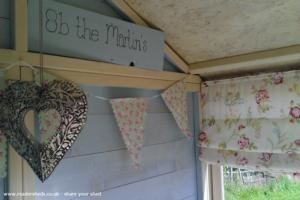 Handmade sign of shed - The martins , Essex