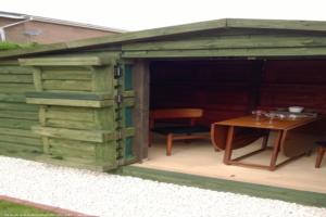 Just need to install the bar now of shed - Tigress, Merseyside