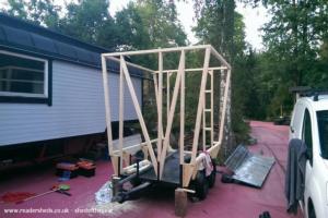 building of shed - Circus Shed, Sweden