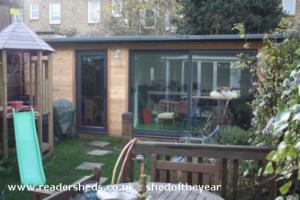 Exterior view of shed - Sophie's lady shed and Ben's man cave, Greater London
