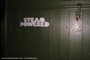 front of shed - Steampowered, Hertfordshire