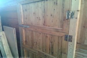 The door of shed - Man cave mark 2, Denbighshire