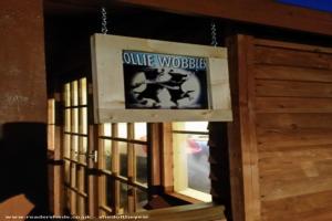 my bar sign of shed - the Collie Wobbles inn, Cumbria
