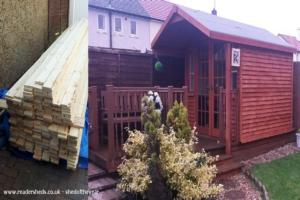 project to complete of shed - the Collie Wobbles inn, Cumbria