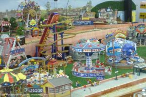 A fully operational fairground of shed - Dream City Railway, Kent