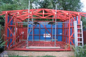 during construction of shed - my summerhouse, Essex